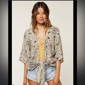 O’Neill CrepeDolan Kimono Wrap Top